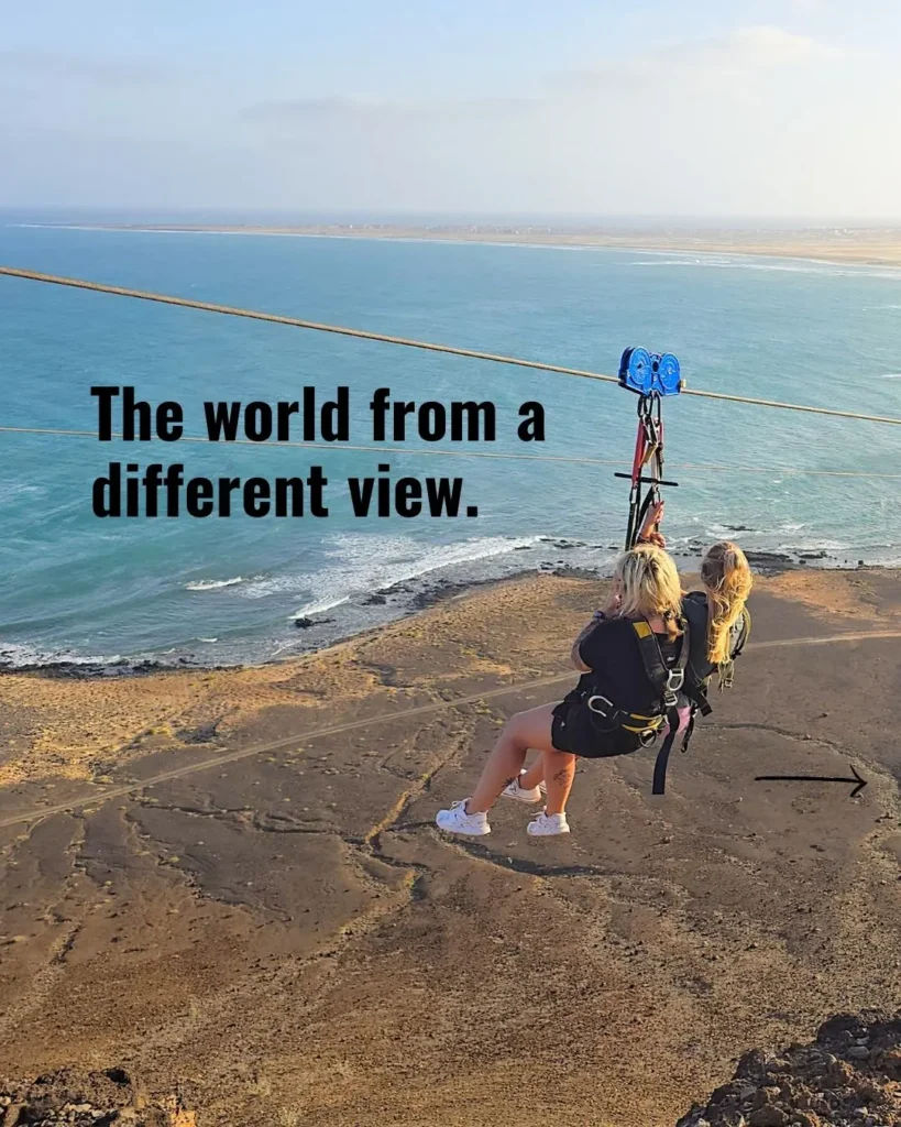 zipline cabo verde social media