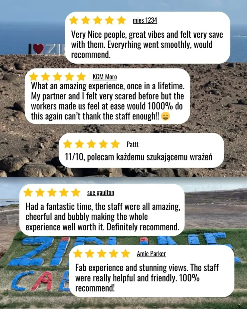 zipline cabo verde google review